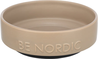 Trixie Be Nordic Futterschale Hund Keramik / Gummi Taupe