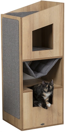 Trixie Citystyle Katzenturm Braun/Grau