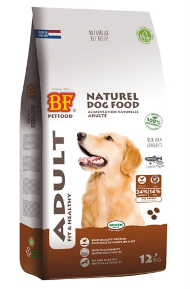 BF Petfood Adult Krokant droogvoer 3 kg en 12,5 kg