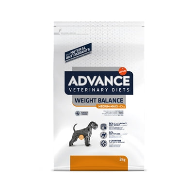 Advance Veterinary Diet Dog Weight Balance Medium/Maxi 12 kg droogvoer voor gewichtsverlies bij honden