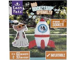 Easypets Sommer-Raketenschiff-Sprinkler