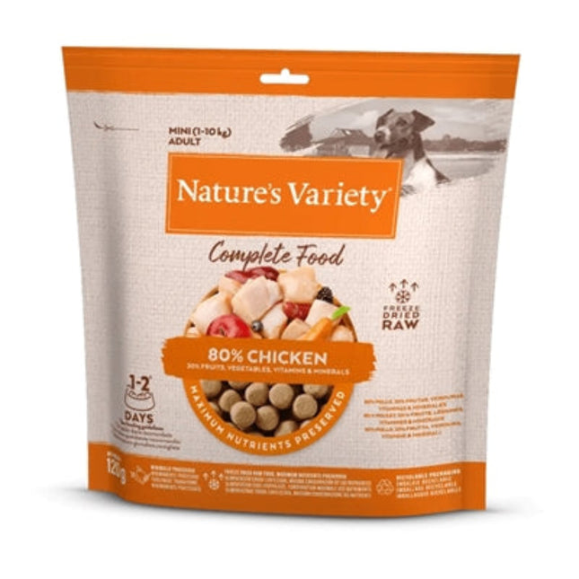 Natures Variety Gefriergetrocknetes Komplettes Mini-Huhn Für Erwachsene 1-10 Kg