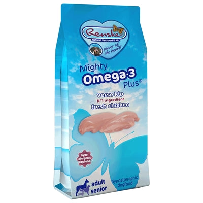 Renske Mighty Omega Plus Erwachsene/Ältere Huhn/Reis Hypoallergen