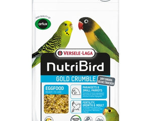 Nutribird Goldkrümel-Ei-Trockenfutter Sittiche / Kleinpapageien