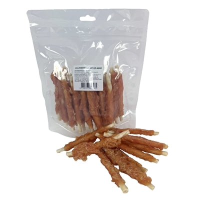 I Am Gedrehter Kollagenriegel Mit Huhn