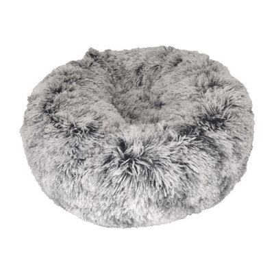 Croci Hundekorb Donut Zweifarbig Schwarz