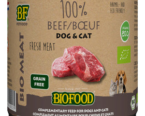 Bf Petfood Bio-Lebensmittel Bio-Katze 100% Rindfleisch-Kanister