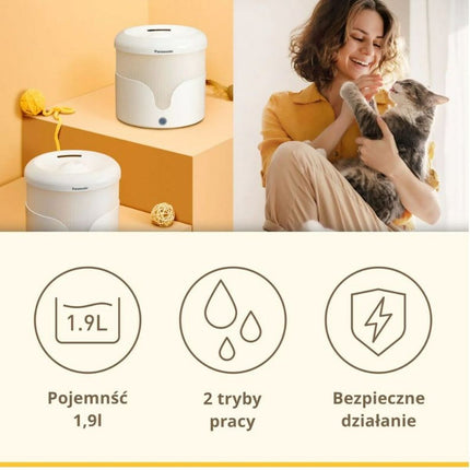 Panasonic Fontän För Husdjur Panasonic Cp-Jnw01Cw Vit Plast