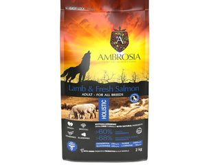 Ambrosia Foder Ambrosia Lamb And Fresh Salmon Lax 2 Kg