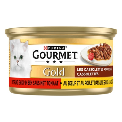 Gourmet-Gold-Cassolettes-Fleischduett In Sauce Mit Tomaten
