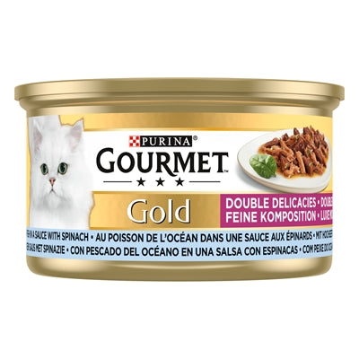 Gourmet Gold Gourmet Mix Meeresfisch In Sauce Mit Spinat