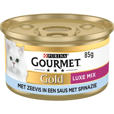 Gourmet Gold Gourmet Mix Meeresfisch In Sauce Mit Spinat