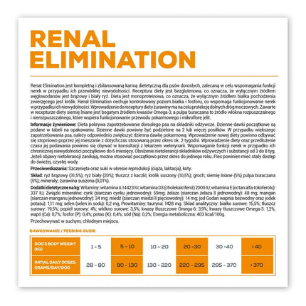 Vetexpert Foder Vetexpert Renal Elimination Kanin 8 Kg