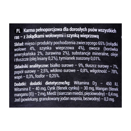 Dolina Noteci Våt Mat Dolina Noteci Rafi Skinka Kalvkött 400 G
