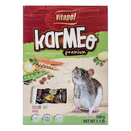 Vitapol Foder Vitapol Karmeo Premium Lax Ärter Kanin Råtta 500 G