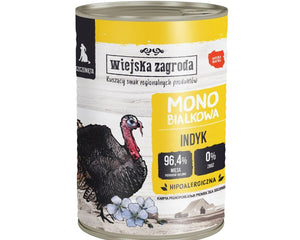 Wiejska Zagroda Våt Mat Wiejska Zagroda Monoprotein Pavo Kalkon 400 G