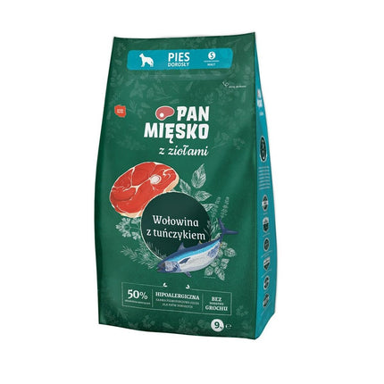 Pan Mięsko Foder Pan Mięsko Kalvkött 9 Kg