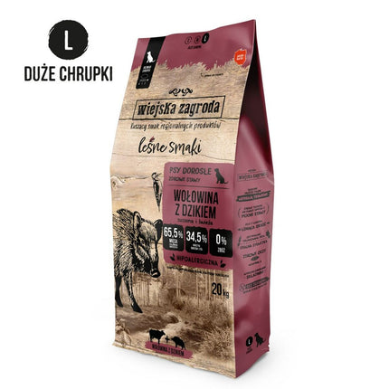 Wiejska Zagroda Foder Wiejska Zagroda L Kalvkött 20 Kg