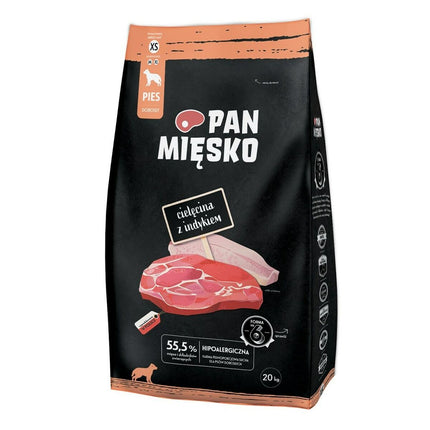 Pan Mięsko Foder Pan Mięsko Kalvkött 20 Kg