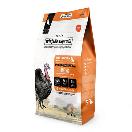 Wiejska Zagroda Foder Wiejska Zagroda Monoprotein Turkey Kalkon 2 Kg