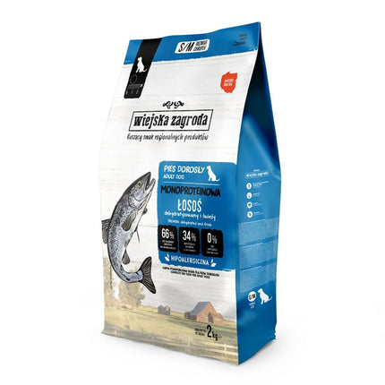 Wiejska Zagroda Foder Wiejska Zagroda Monoprotein Salmon Lax 2 Kg
