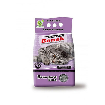 Super Benek Kattsand Super Benek                                 Lavendel 5 L