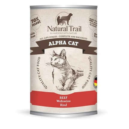 Natural Trail Kattmat Natural Trail Alpha Cat Beef Nötkött 400 G