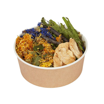 Factoryherbs Kaninmat Factoryherbs Lunch Box Chinchilla Sköldpadda Gnagare Parakit Kanariefågel Fåglar 80 G