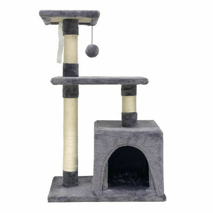 Bigbuy Home Klösbräda För Katter Poppy 50 X 30 X 80 Cm Grå