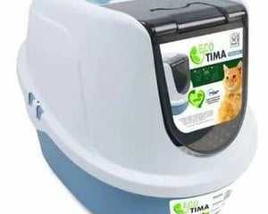 Mpets Kattlåda Mpets Eco Tima Blå Plast