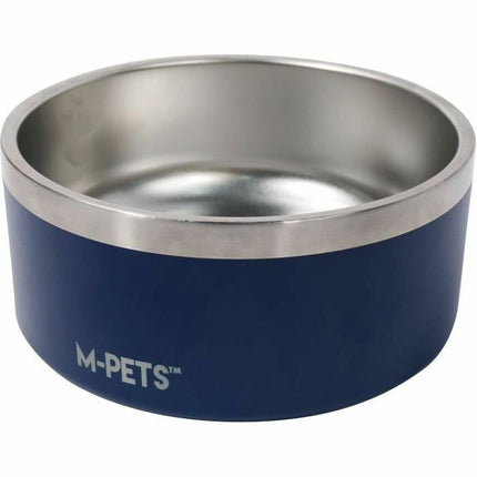 Mpets Hundmatare Mpets Eskimo Metall Rostfritt Stål Blå Slirsäker 2 L