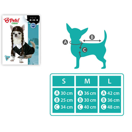 Bigbuy Pets Hundkostym Spöke Storlek M