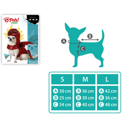 Bigbuy Pets Hundkostym Storlek M Drake