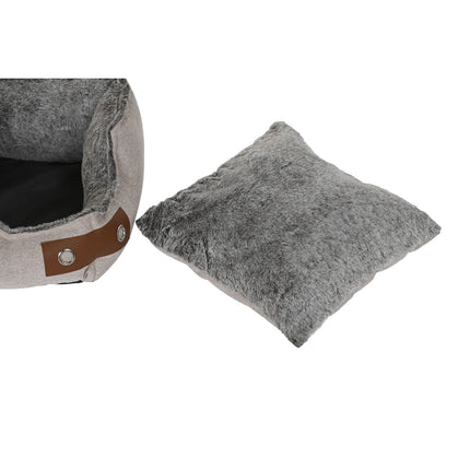 Dkd Home Decor Säng För Husdjur Dkd Home Decor Brun Beige Marinblå 60 X 60 X 20 Cm