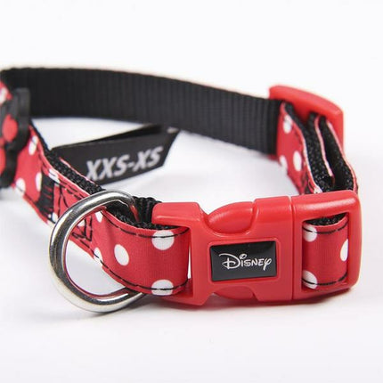 Minnie Mouse Hundhalsband Minnie Mouse Xxs/Xs Röd