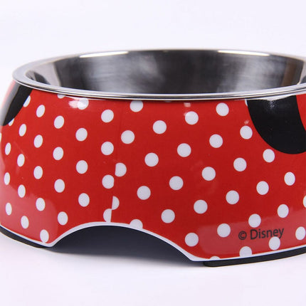 Minnie Mouse Hundmatare Minnie Mouse Melamin 410 Ml Multicolour Polyester Metall