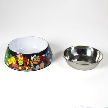 Marvel Hundmatare Marvel Melamin 410 Ml Röd Metall