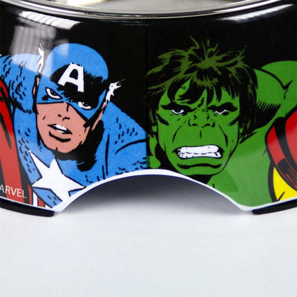 Marvel Hundmatare Marvel Melamin 410 Ml Röd Metall
