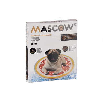 Mascow Kylmatta För Husdjur Mascow Toy88497 Toy88497 Gul Orange 35 X 1 X 35 Cm