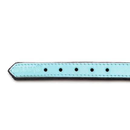 Gloria Hundhalsband Gloria 30 Cm Vadderad Läder Blå