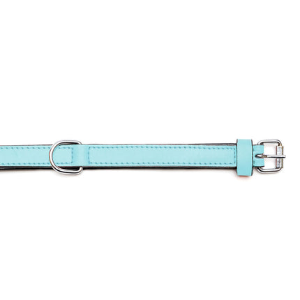 Gloria Hundhalsband Gloria 30 Cm Vadderad Läder Blå