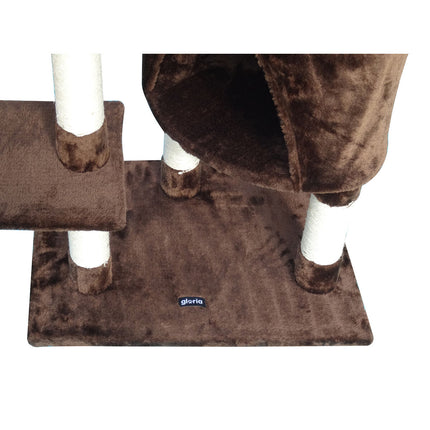 Gloria Klösträd För Katter Gloria 55 X 40 X 120 Cm Brun Trä Papper Sisal