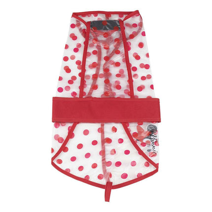 Minnie Mouse Regnrock För Hundar Minnie Mouse Röd M