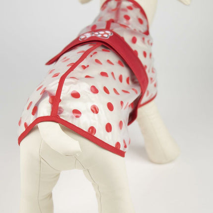 Minnie Mouse Regnrock För Hundar Minnie Mouse Röd M