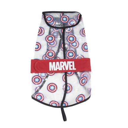 The Avengers Regnrock För Hundar The Avengers Röd Transparent M