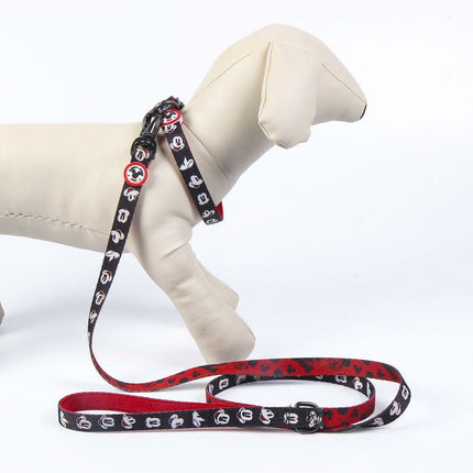 Mickey Mouse Hundhalsband Mickey Mouse Svart Xs/S