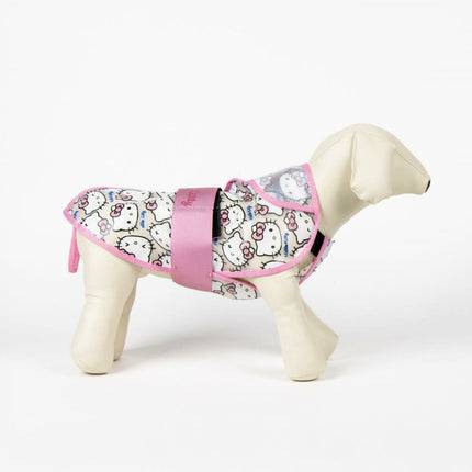 Hello Kitty Regnrock För Hundar Hello Kitty Rosa Xs
