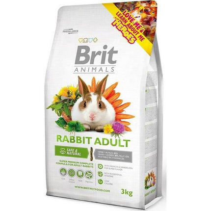Brit Kaninmat Brit Animals Rabbit Adult Complete Kanin 3 Kg