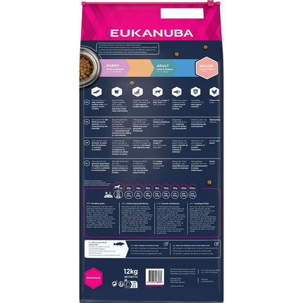Eukanuba Foder Eukanuba Grain Free Senior Small/Medium Breed Senior Fisk 12 Kg