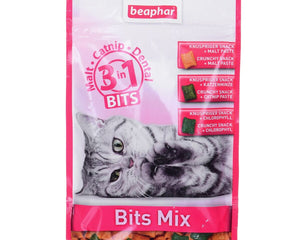 Beaphar Snack For Cats Beaphar Bits Mix 150 G Godis Kattmynta Klorofyllin